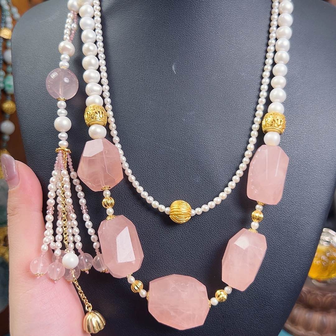 淡水珍珠套链未镶嵌项链