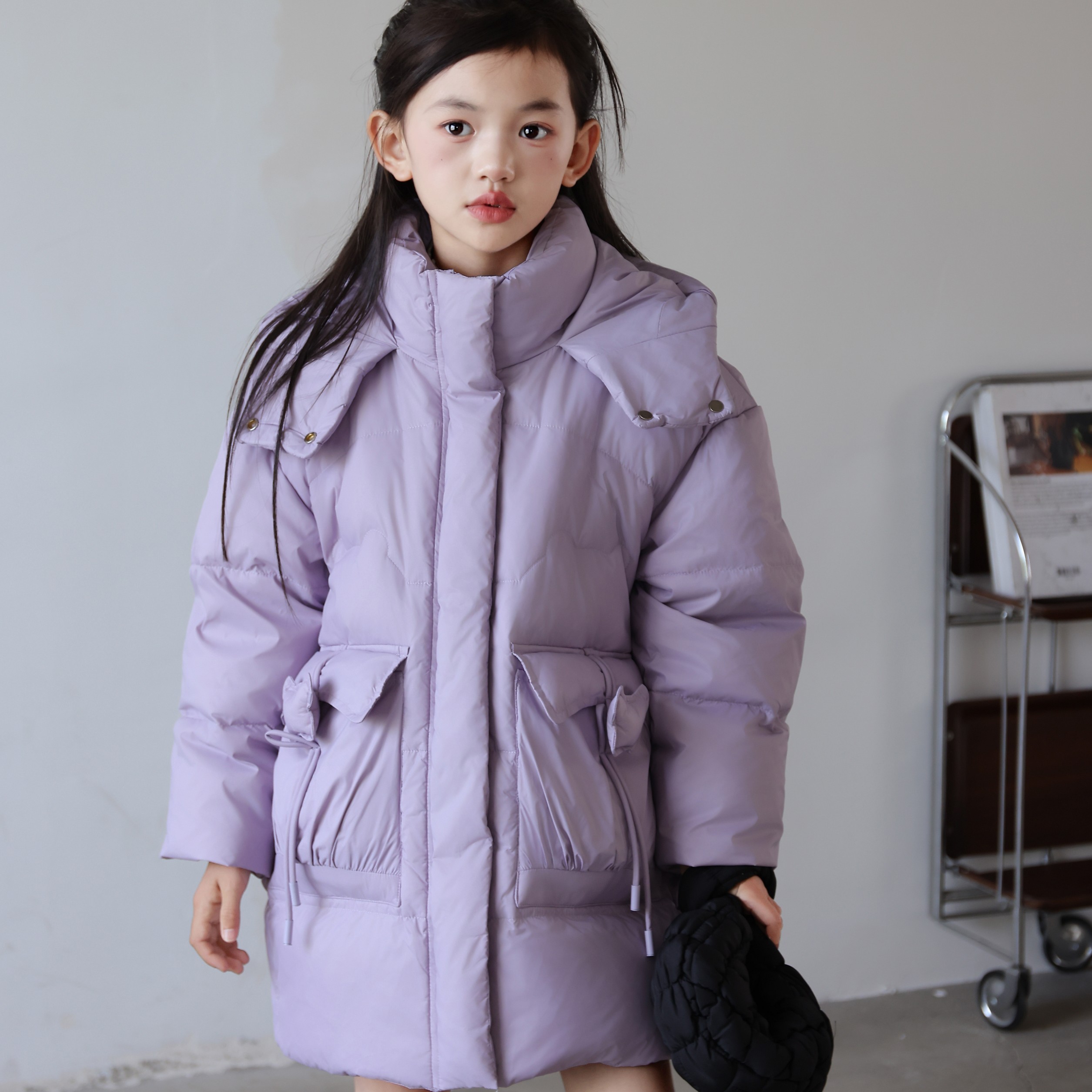 女童羽绒服120-160码冬季