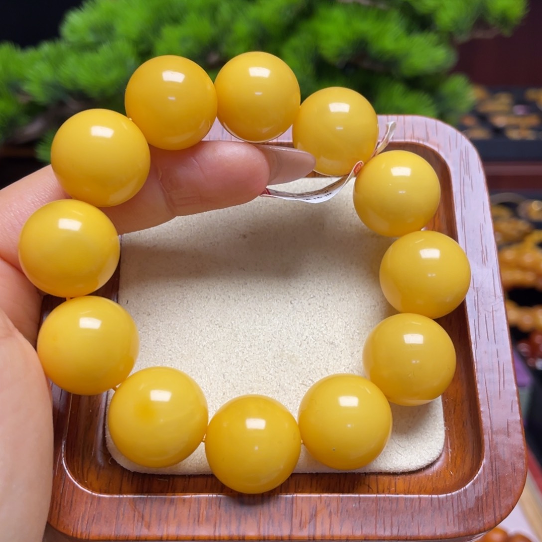 蜜蜡手链未镶嵌手串