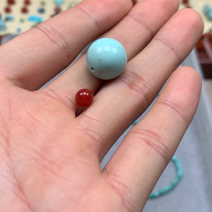 南红玛瑙配饰未镶嵌宝**乖