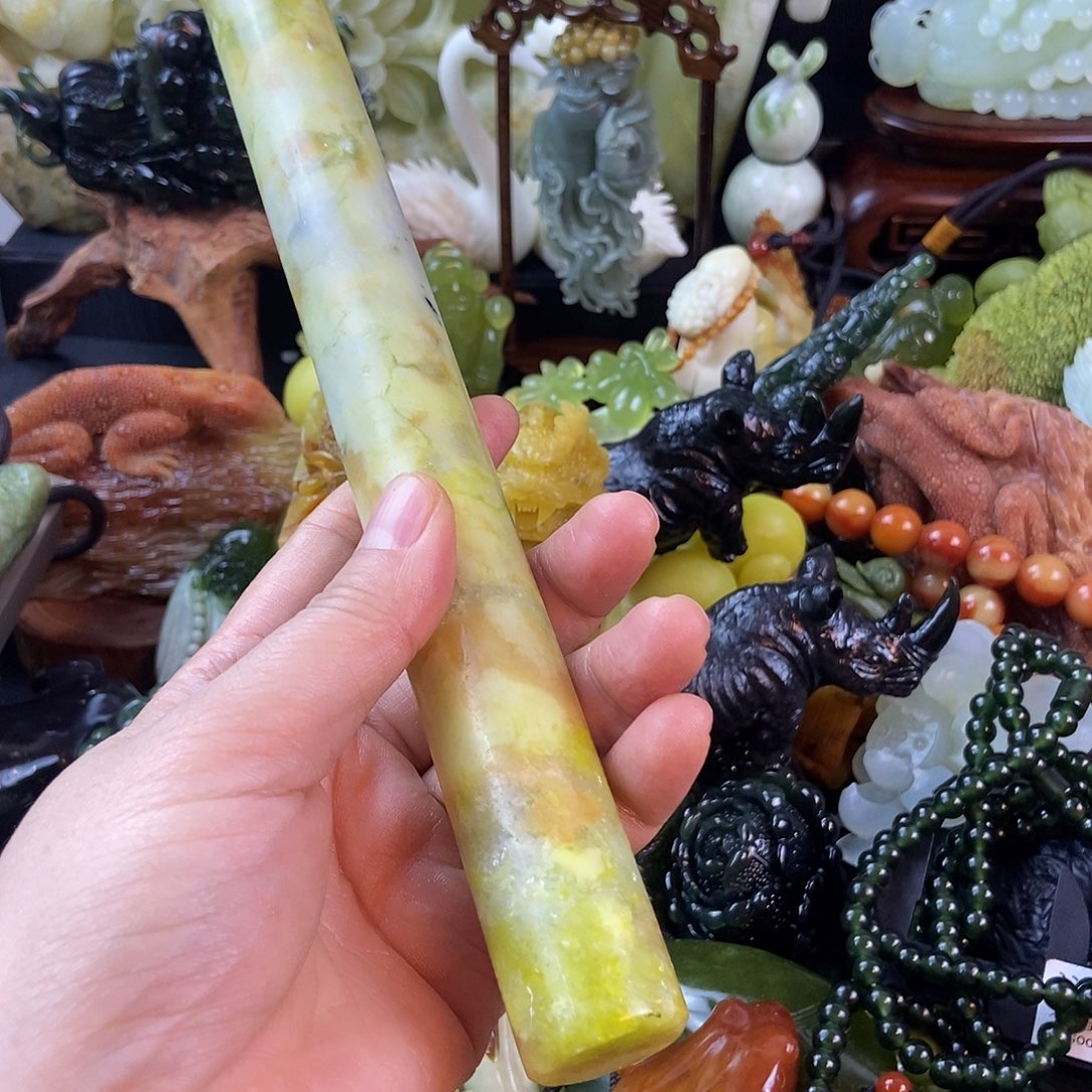 蛇纹石玉手把合金