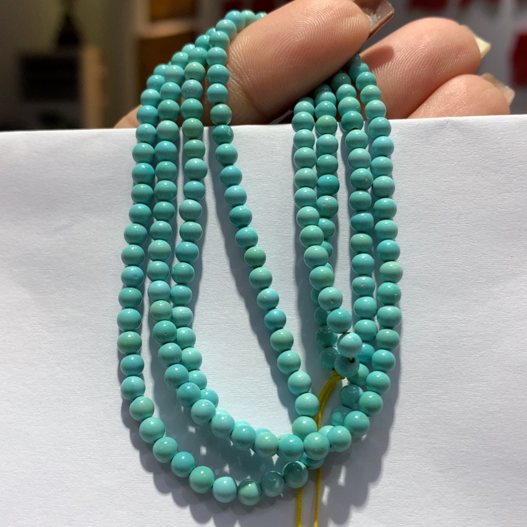 未镶嵌绿松石长链