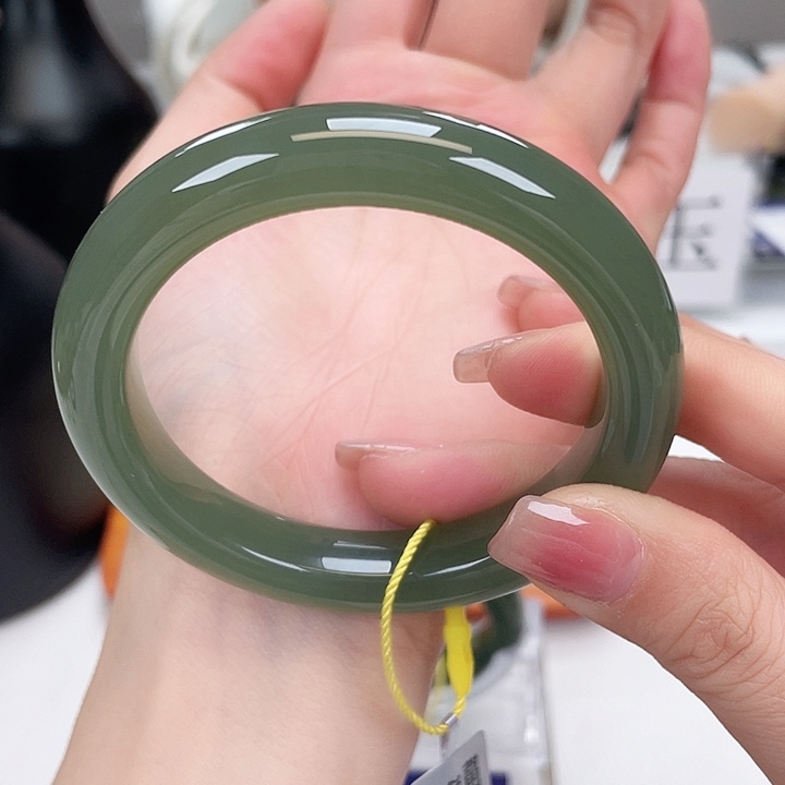 和田玉手镯5657未镶嵌