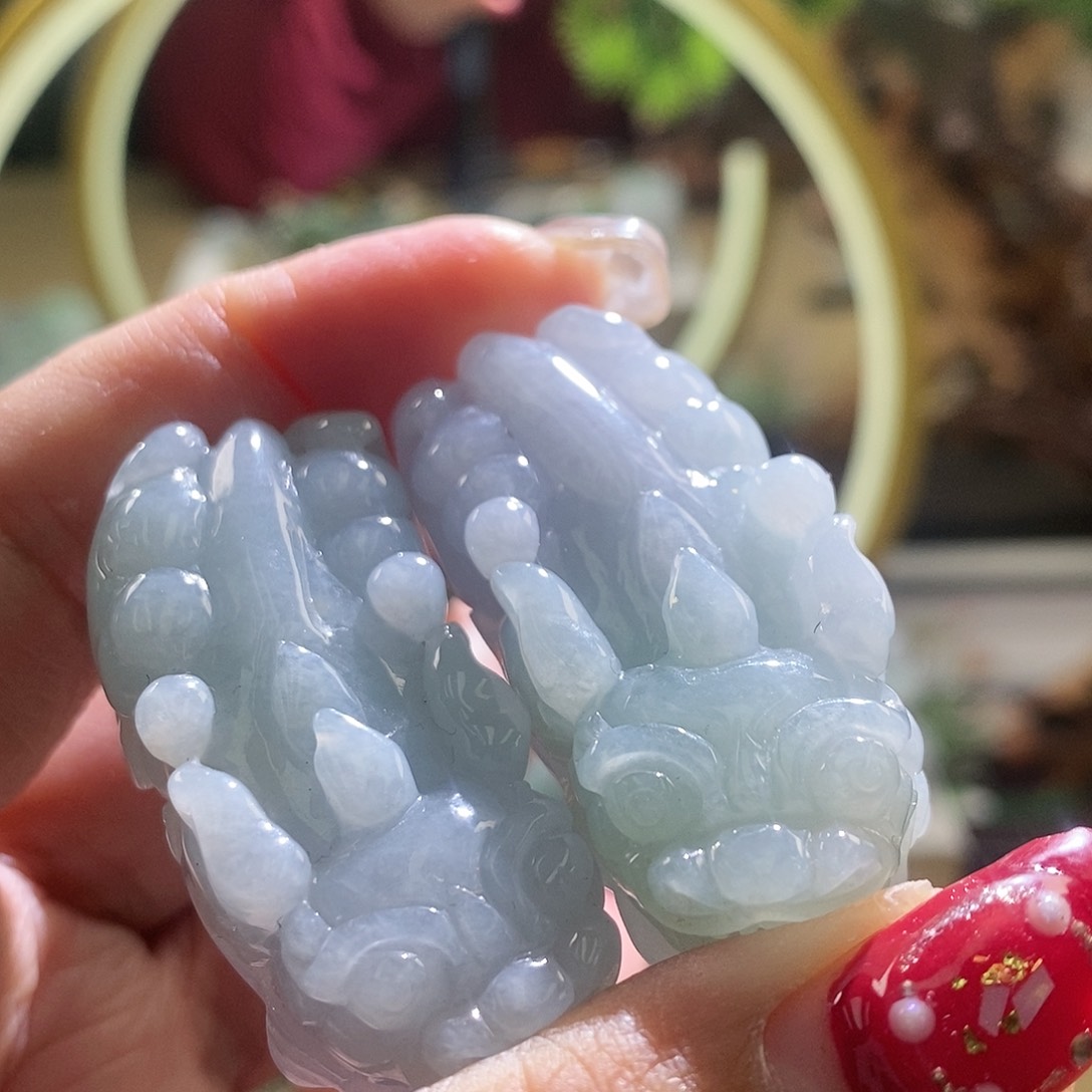 【闪购商品】翡翠颈饰未镶嵌貔貅