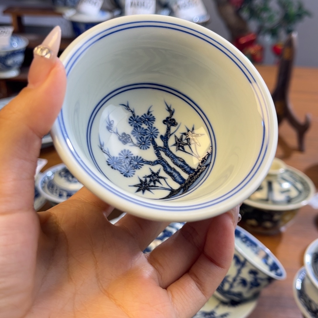 逍***哥陶松竹梅杯杯杯杯