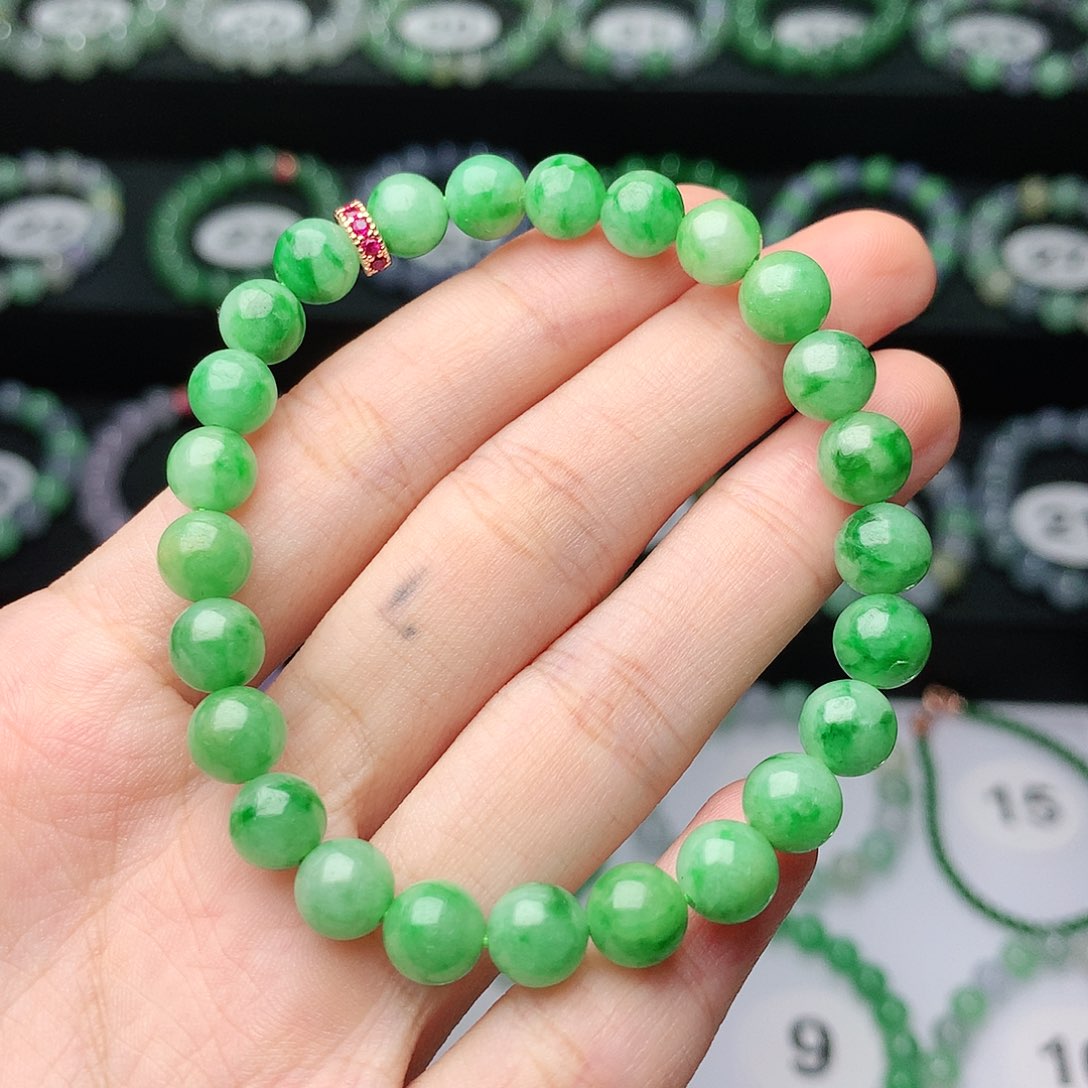 未镶嵌手链翡翠翡翠