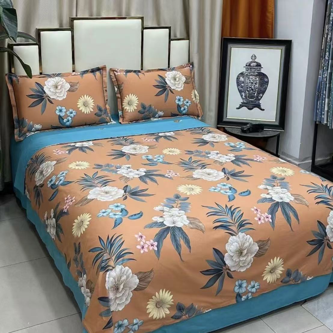 【MS】纯棉斜纹被罩--城南花开