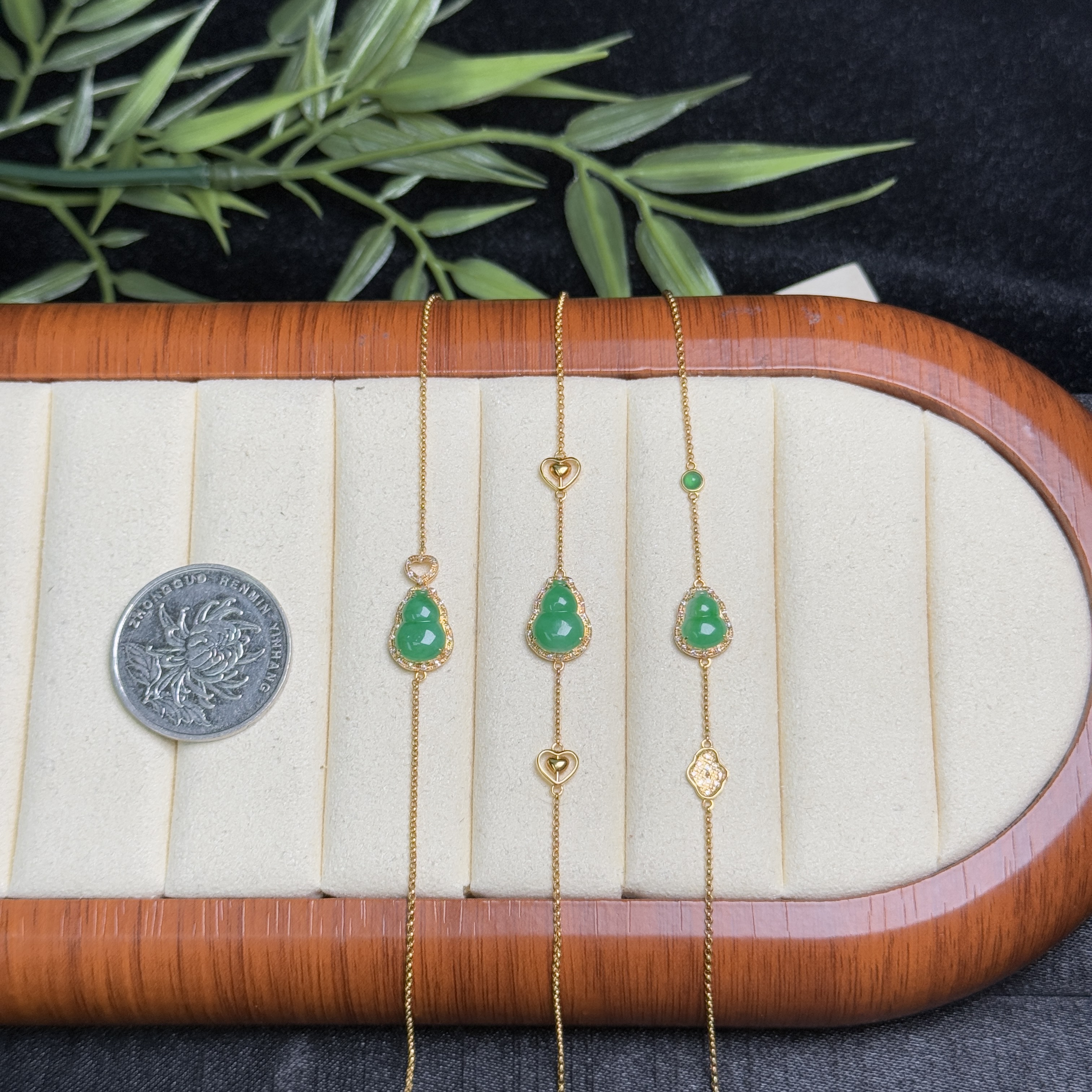 思懿珠宝  18K翡翠手链-4980-1-BLM-多样性发一