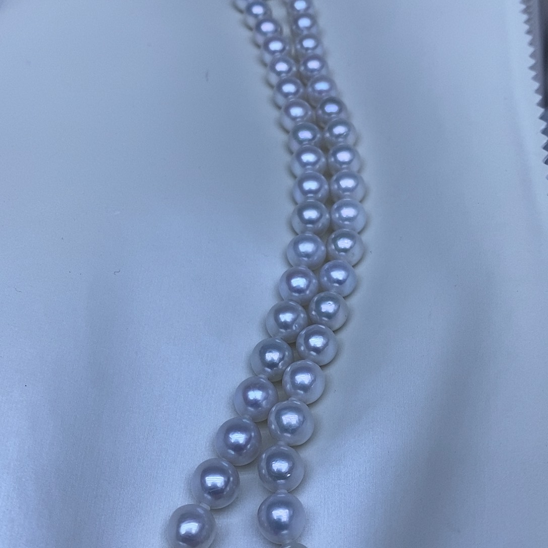 淡水珍珠8到9银S925镶嵌