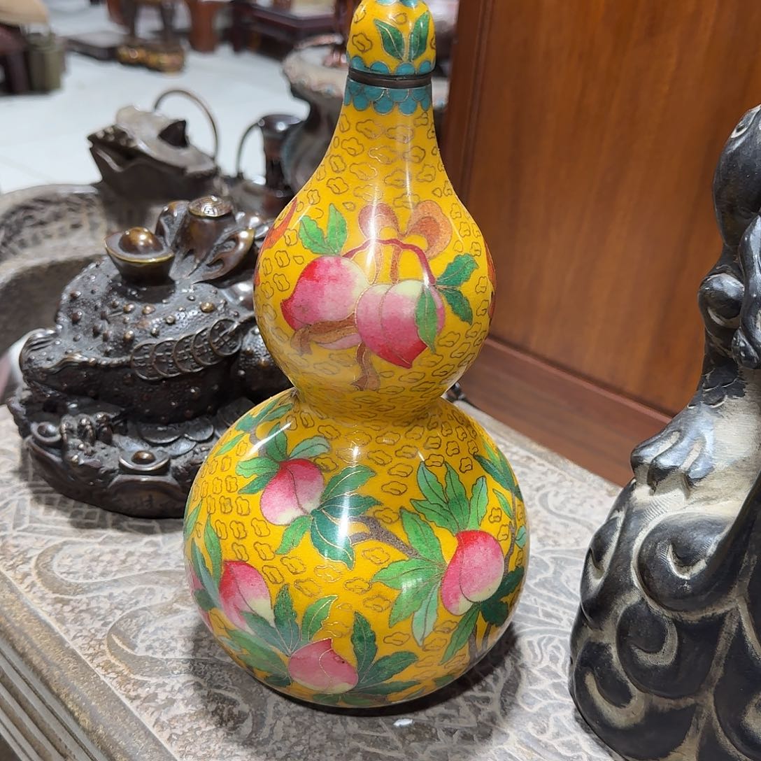 纯铜景泰蓝宝葫芦超级福利超级福利