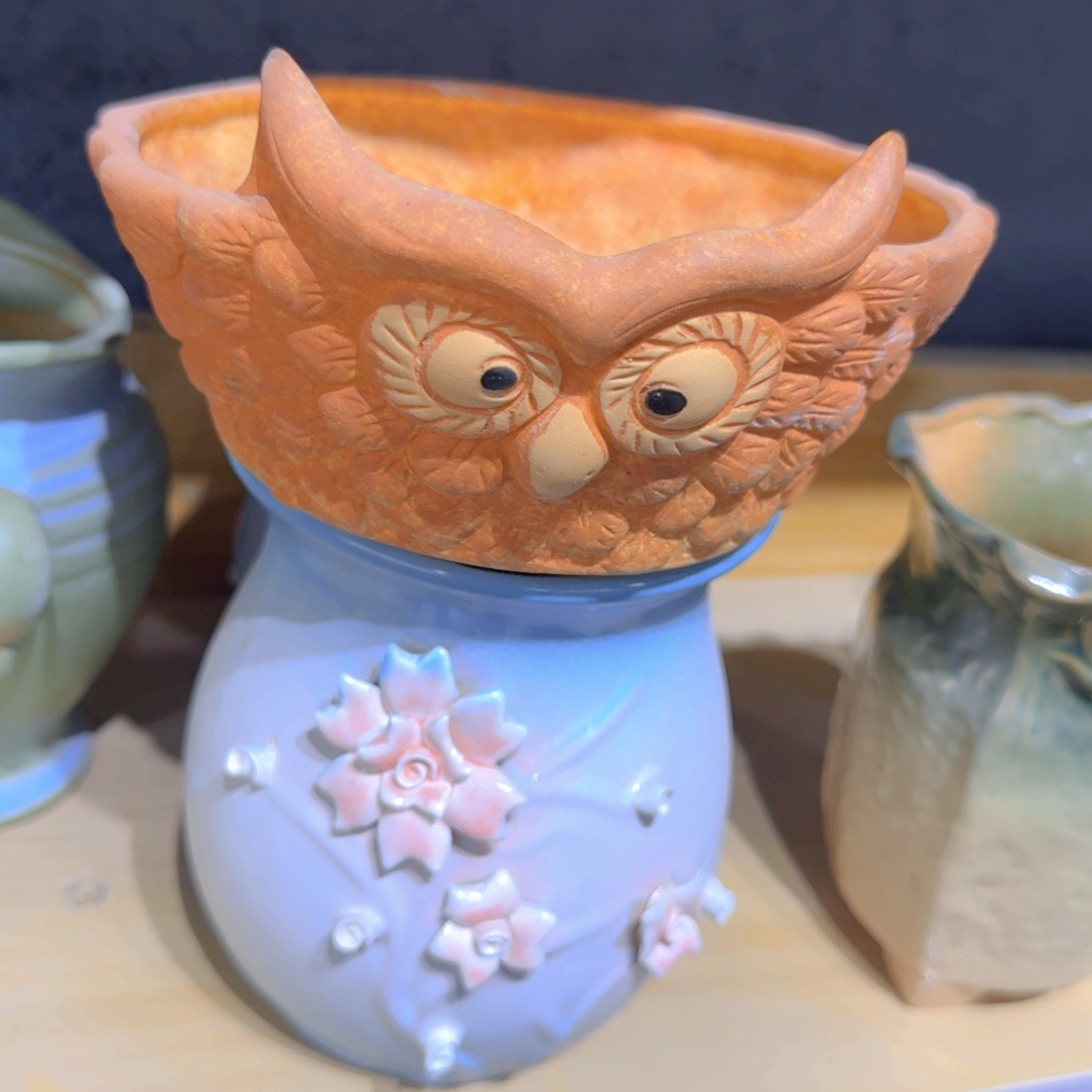 紫砂花盆粗陶盆 呀