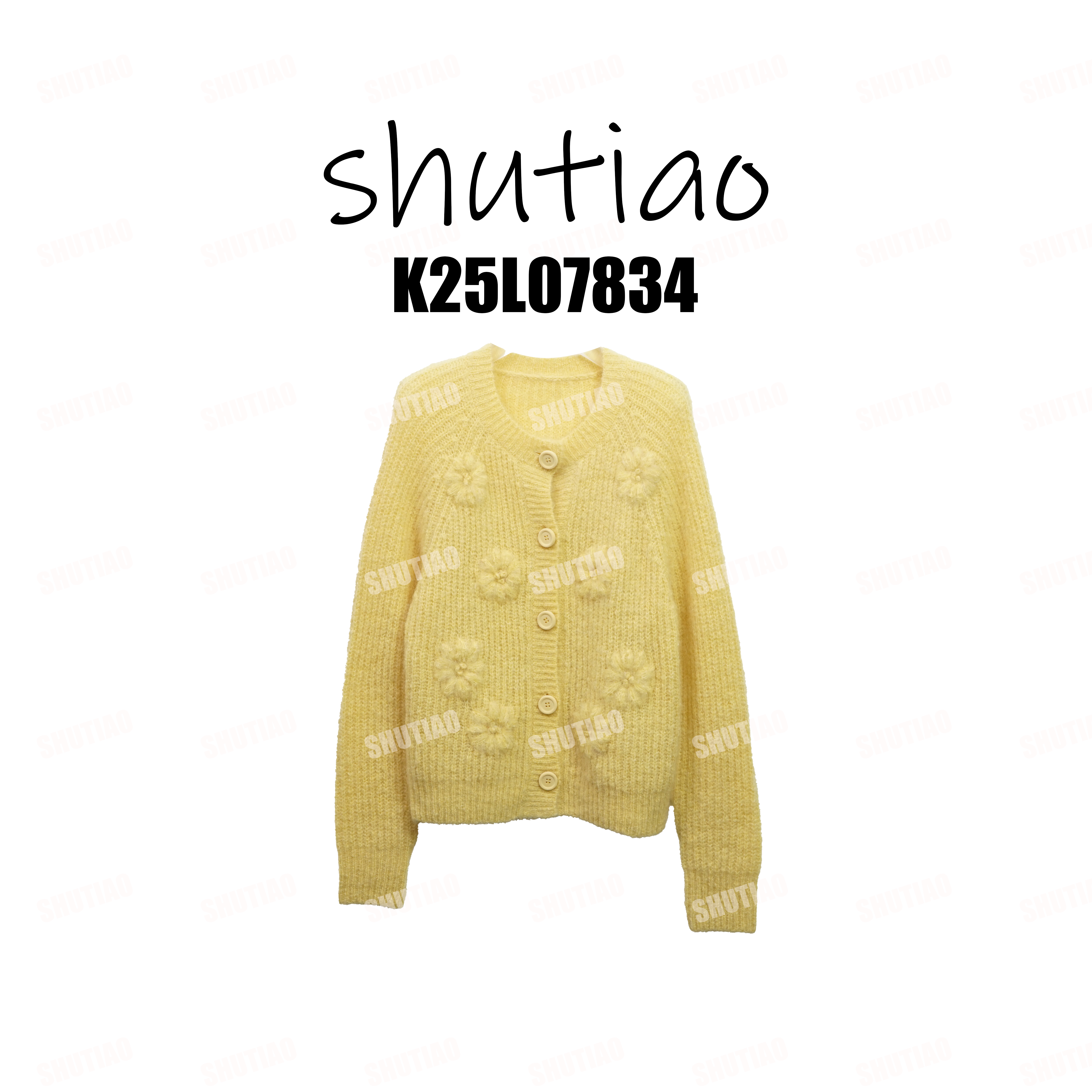 【SHUTIAO】2025冬季：新款小众设计款开衫K25L07834