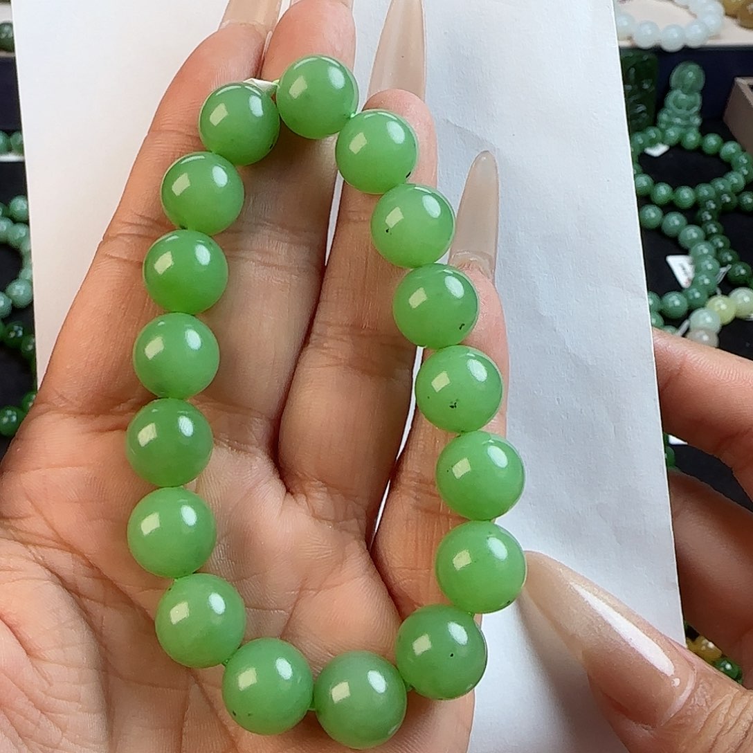 和田玉手串未镶嵌