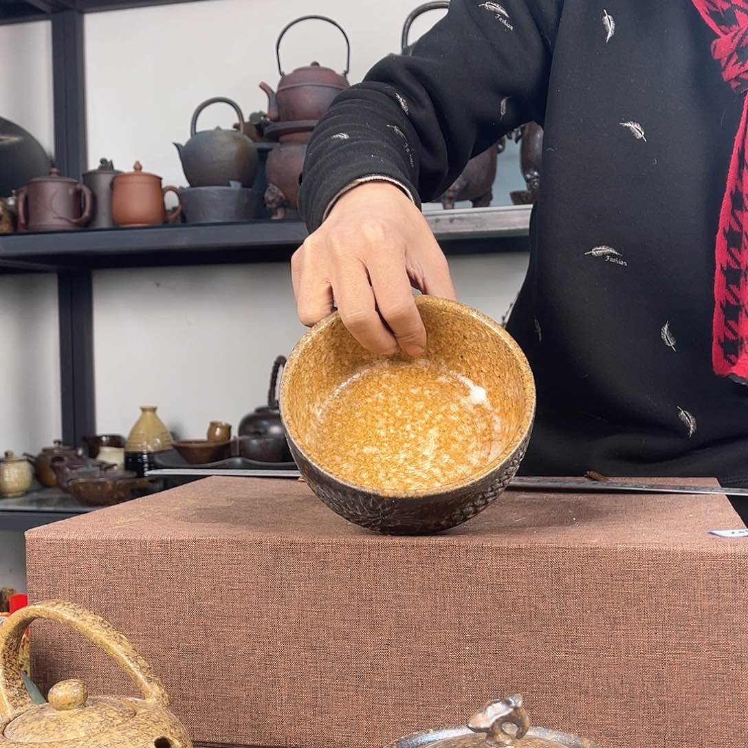 紫泥茶壶紫砂粗陶茶器