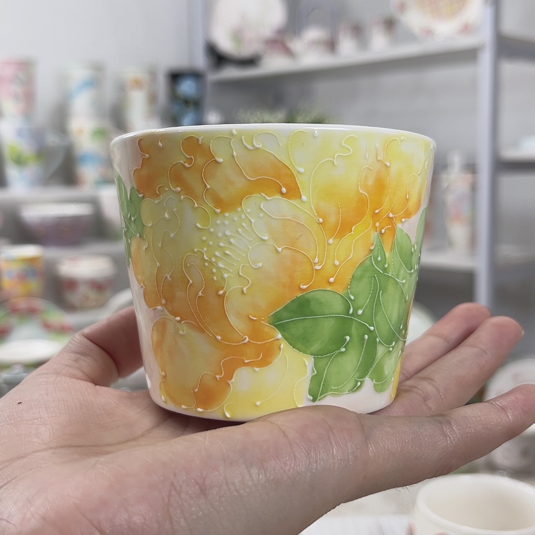 手绘高温釉下彩陶瓷