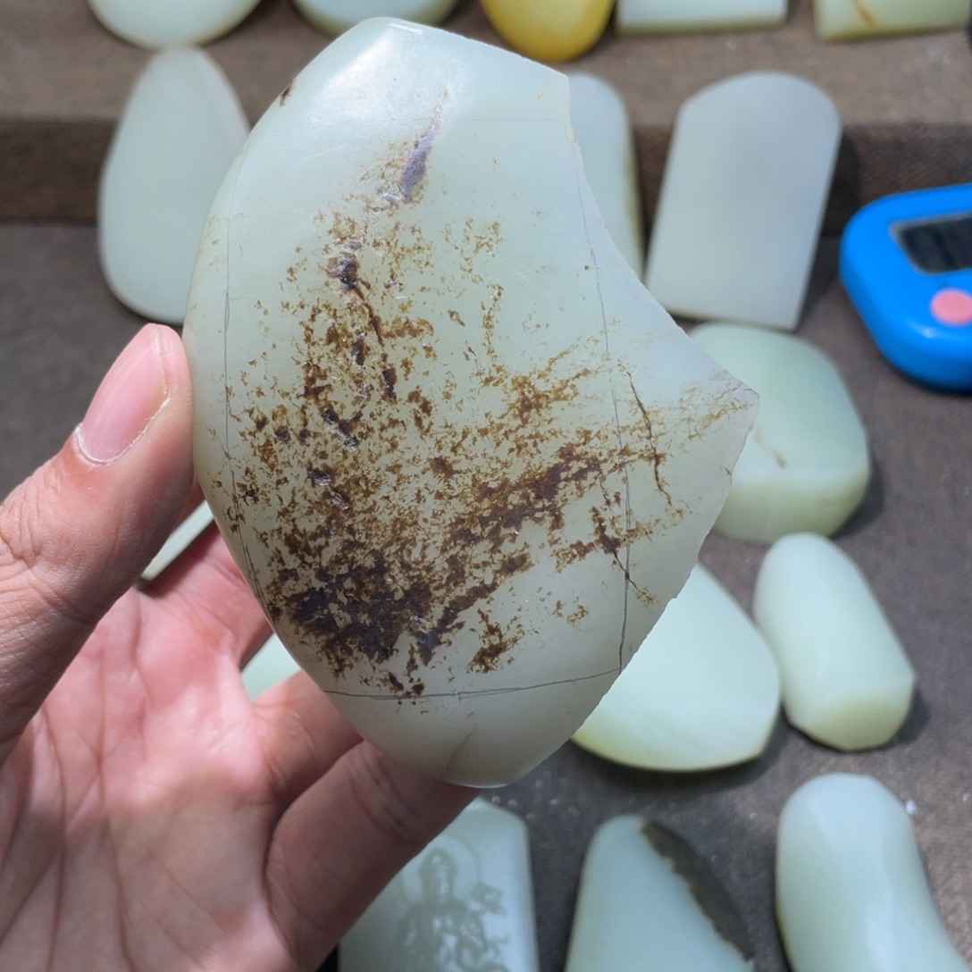 胖***╲定制和田玉未镶嵌和田玉