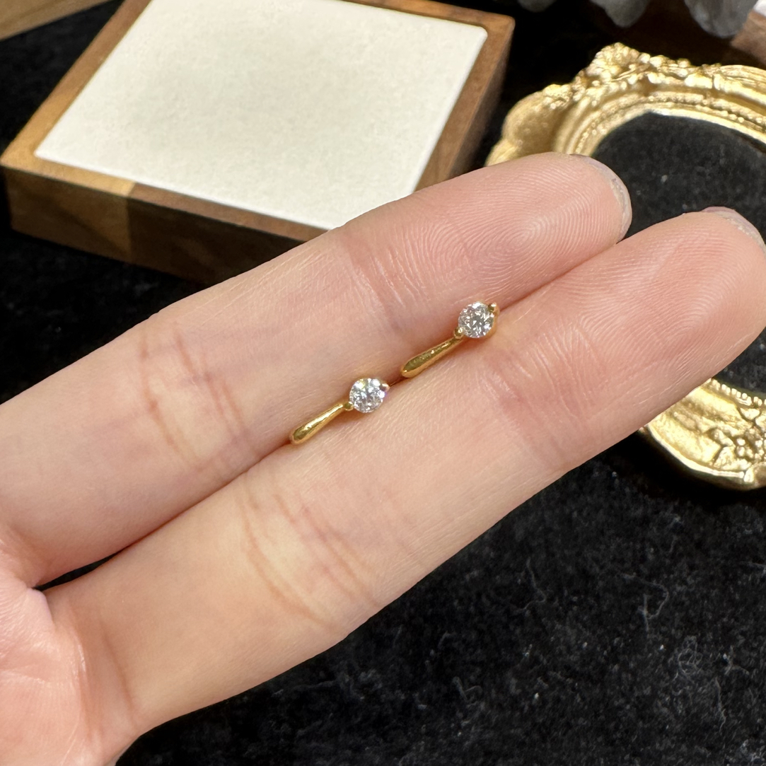 足金999 黄金5G工艺 耳饰