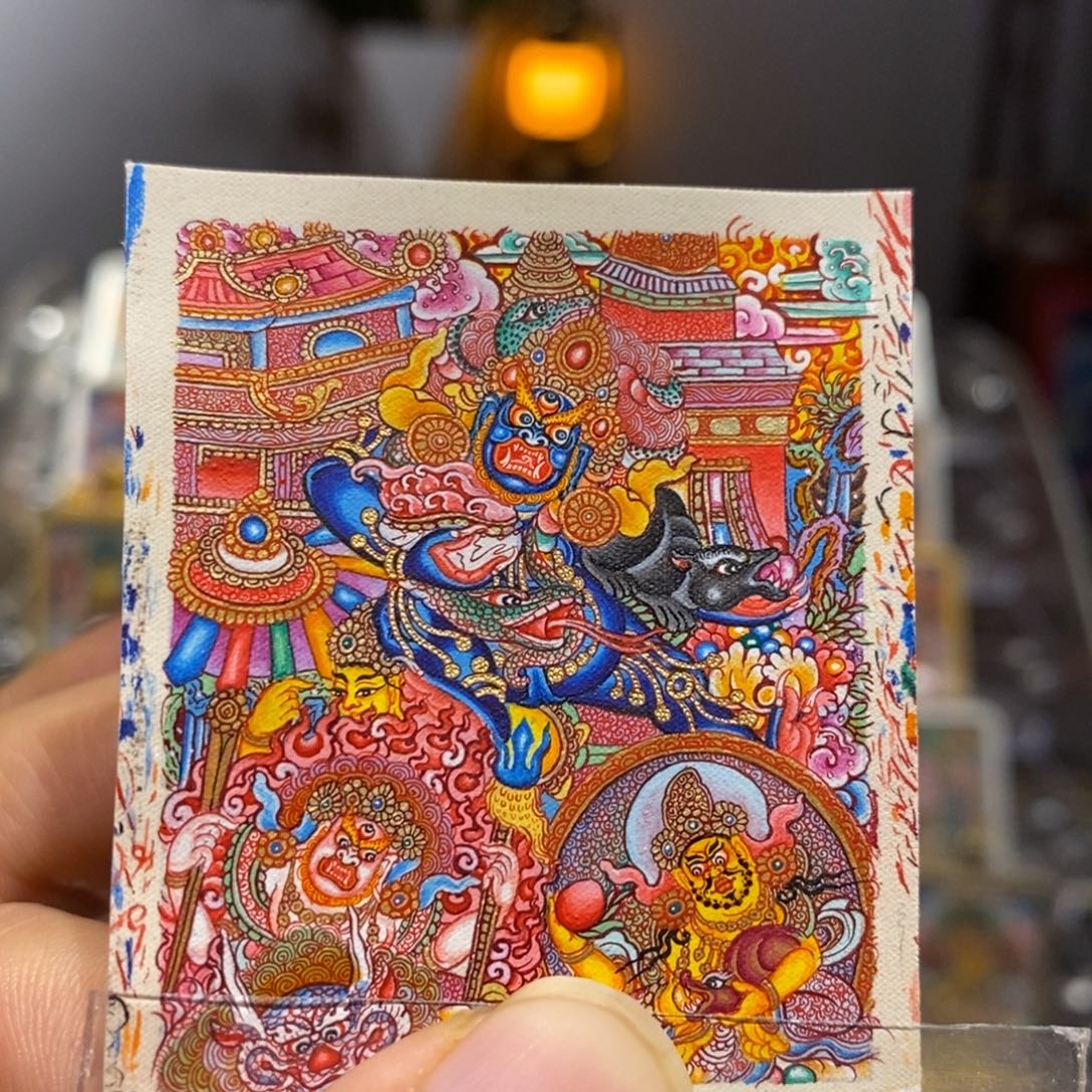 笑***笑吊坠唐卡艺术作品欣赏