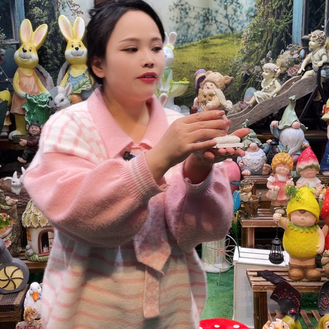 摆件花园摆件红红火火