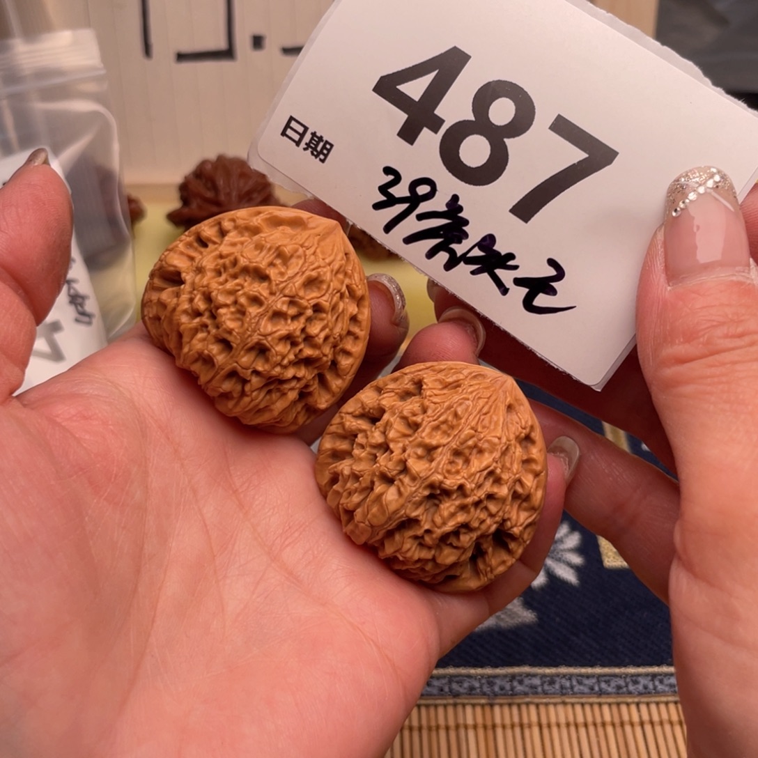 把件文玩核桃487号39虎头王