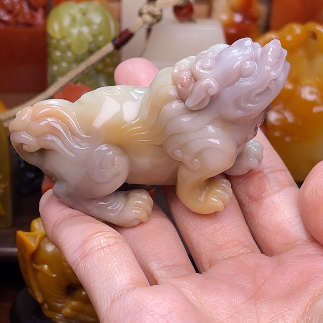 寿山石孤**宾寿山石芙蓉石