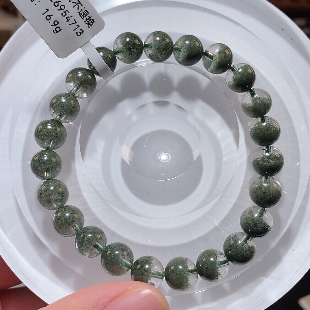 水晶手链未镶嵌F绿幽灵8.2