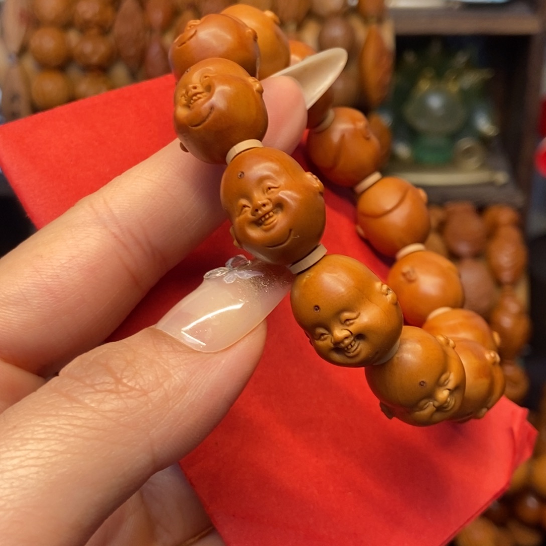 手串/手链橄榄核十分开心