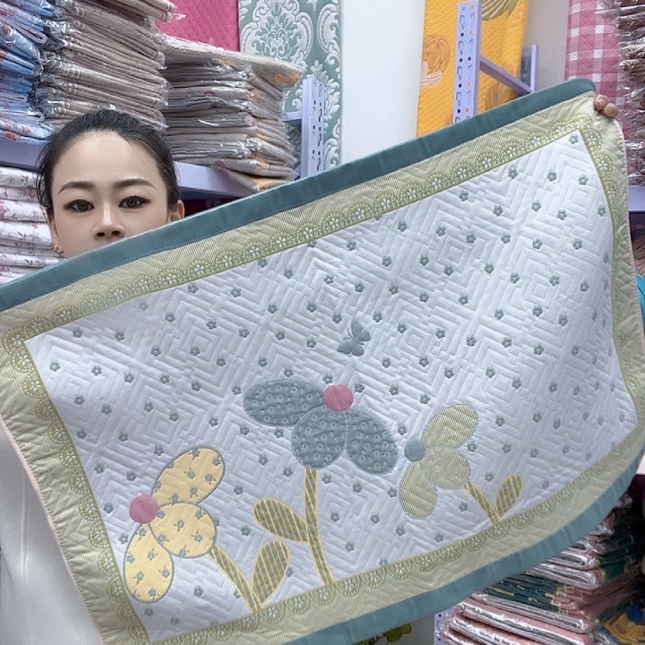 棉绿色椰子树纯棉