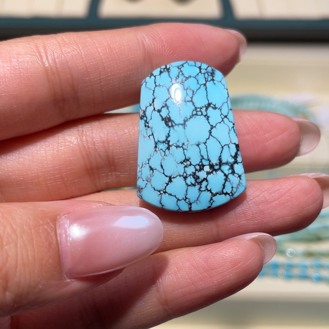 绿松石未镶嵌无事牌