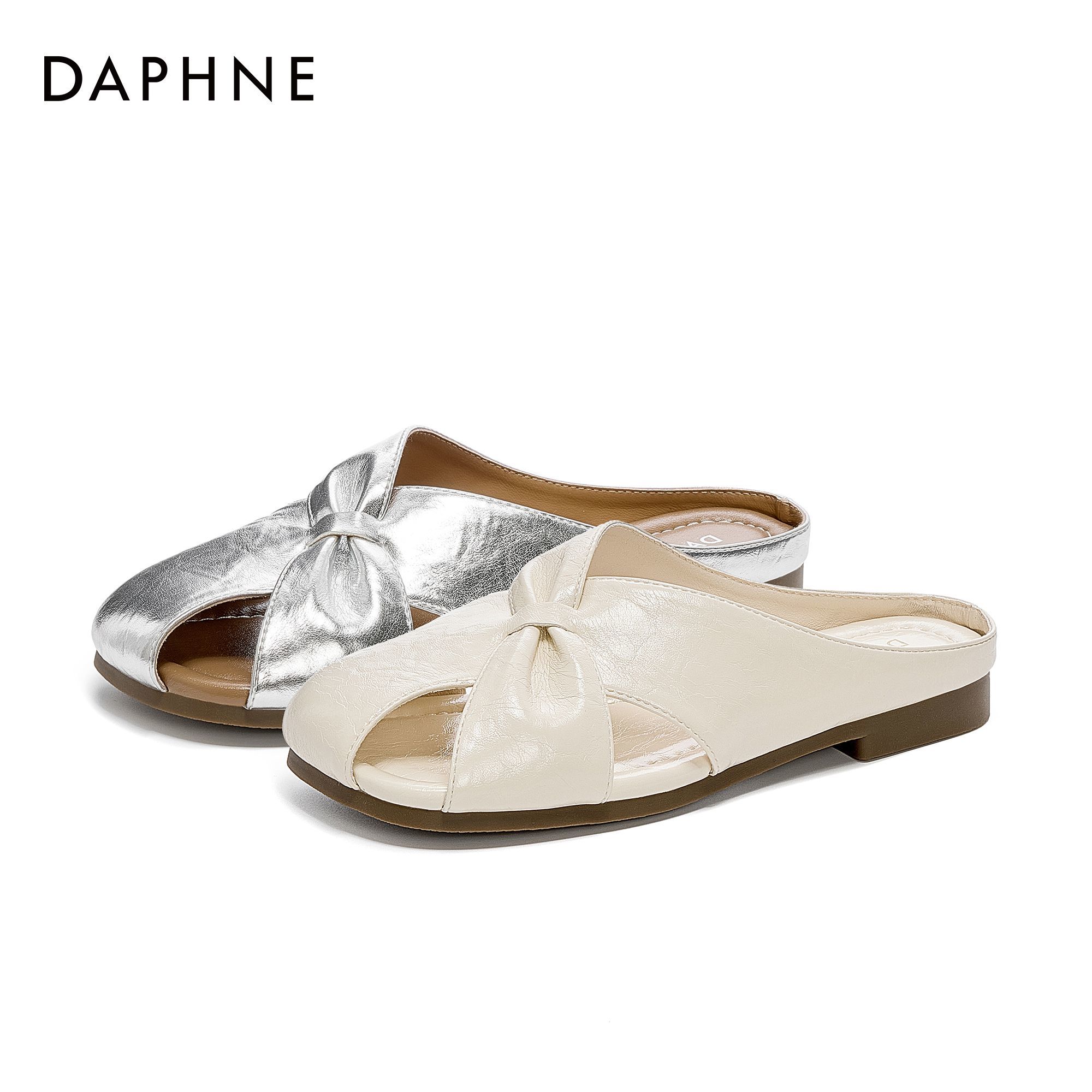 Daphne/达芙妮女鞋夏新款时尚舒适凉拖鞋外穿透气百搭凉拖鞋凉鞋