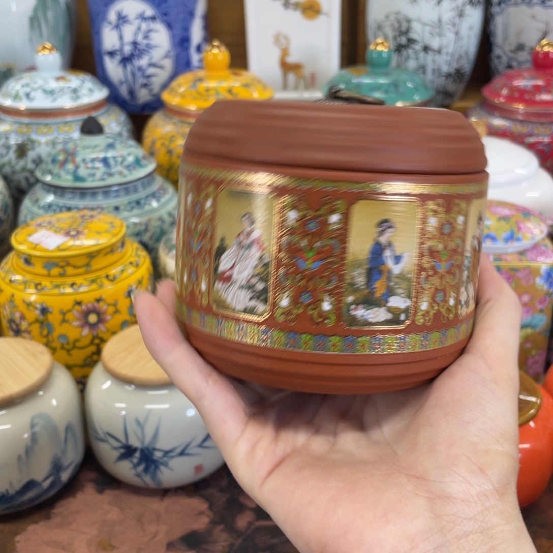 摆件高端茶叶罐密封罐