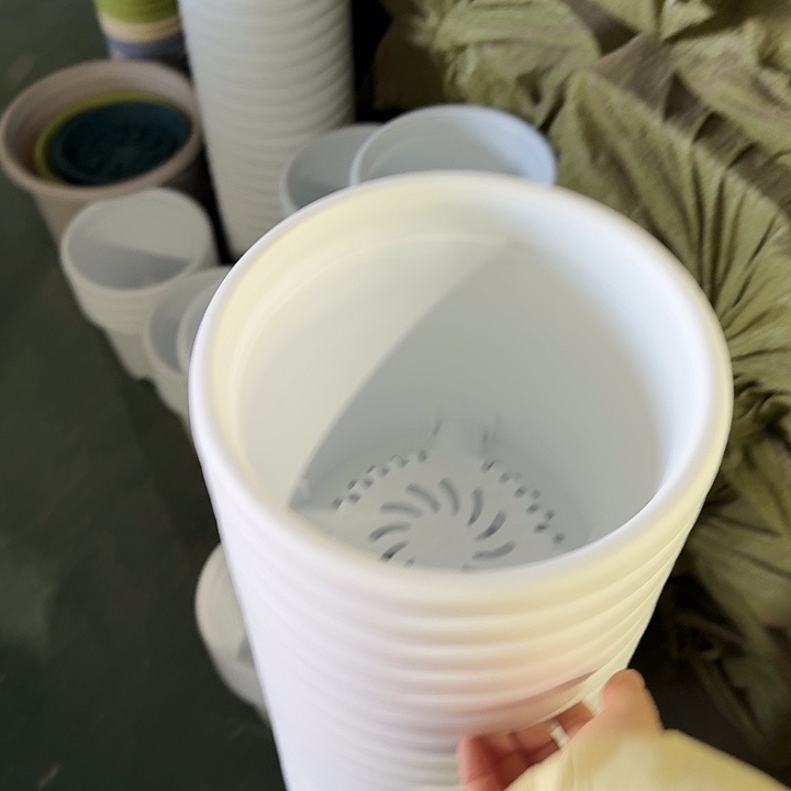 四季3#口径21白色6个无托