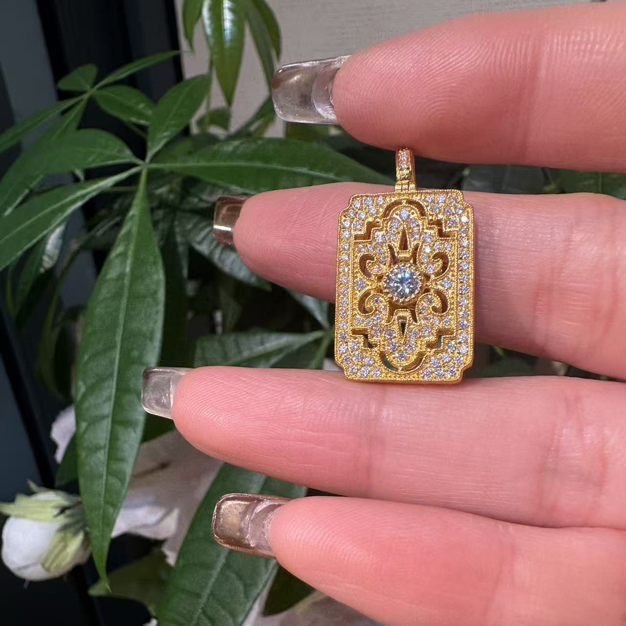 足金999吊坠    6.45克