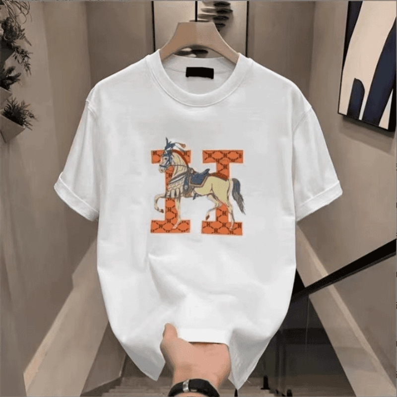 Y-2025新款百搭舒适短袖T恤男女同款简约打底衫上衣男女同款短袖