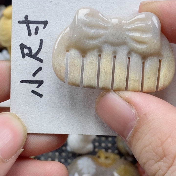 颈饰未镶嵌硅化珊瑚（珊瑚玉）