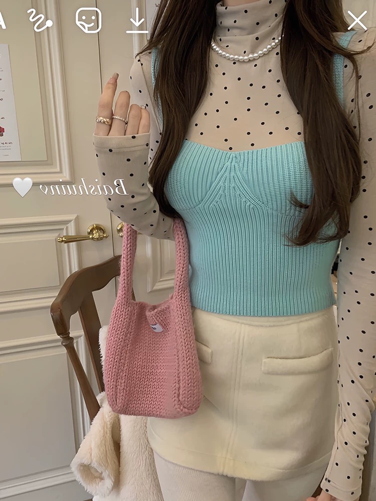 063秋冬新款法式复古甜美温柔气质减龄百搭小众高腰a字短款半身裙