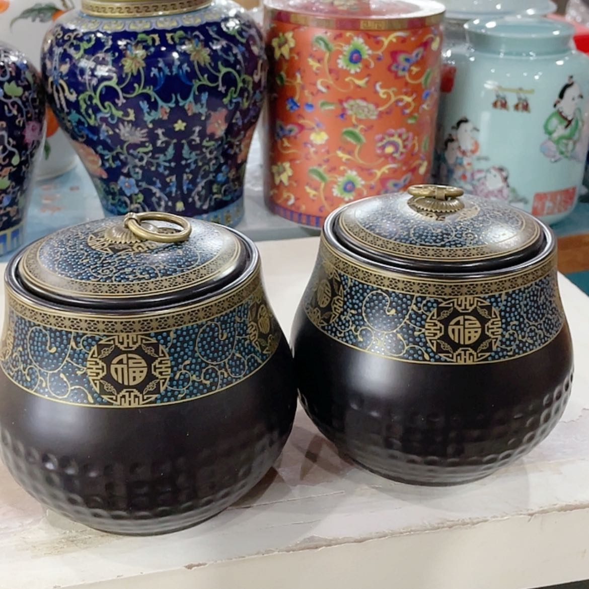【闪购商品】罐陶瓷茶叶罐密封罐