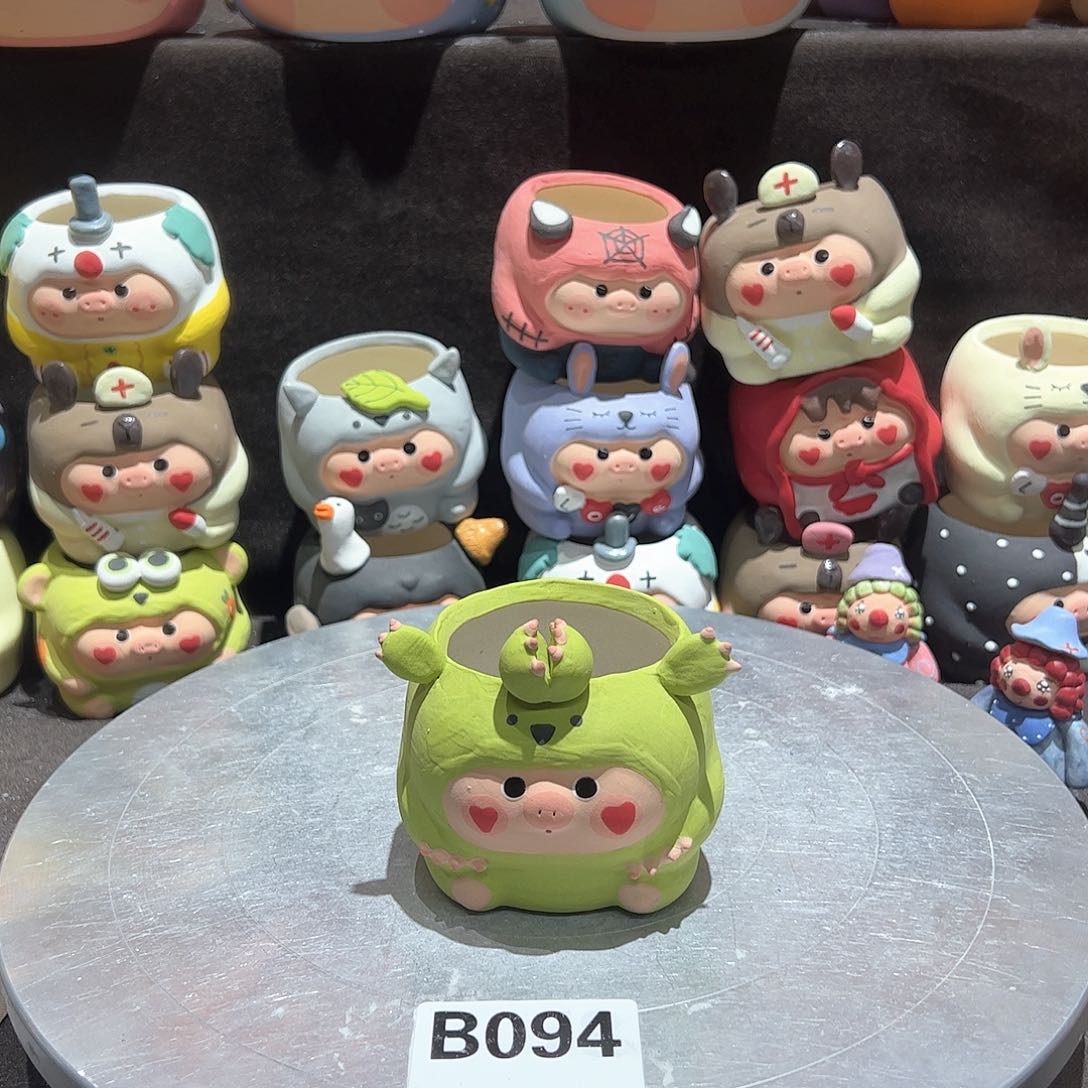 陶瓷手工多肉花盆微瑕