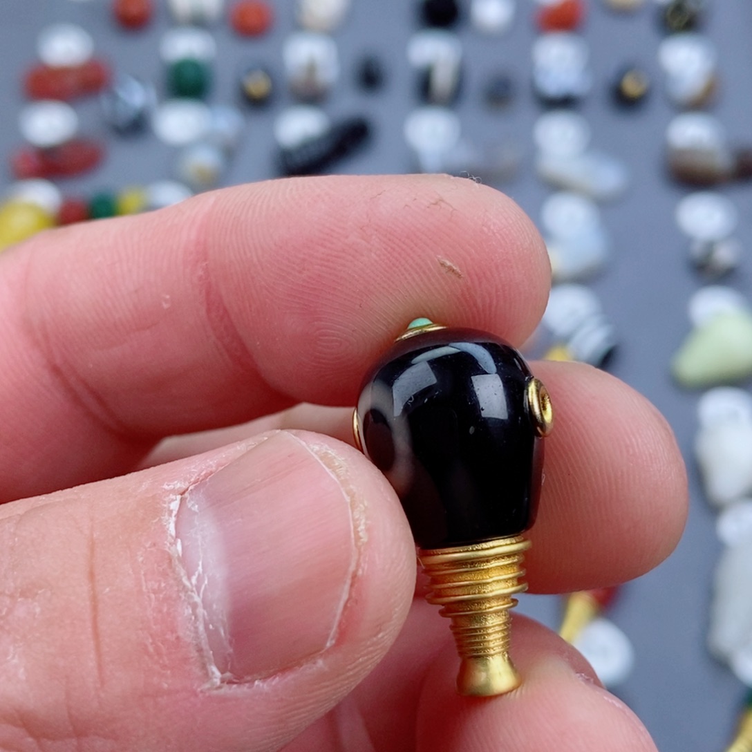 玛瑙/玉髓森柏珠宝未镶嵌我****景