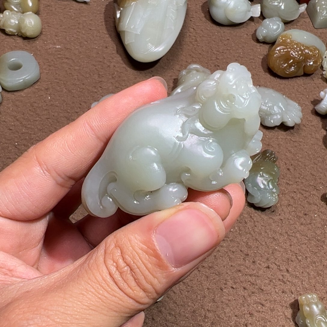 颈饰未镶嵌和田玉@*风