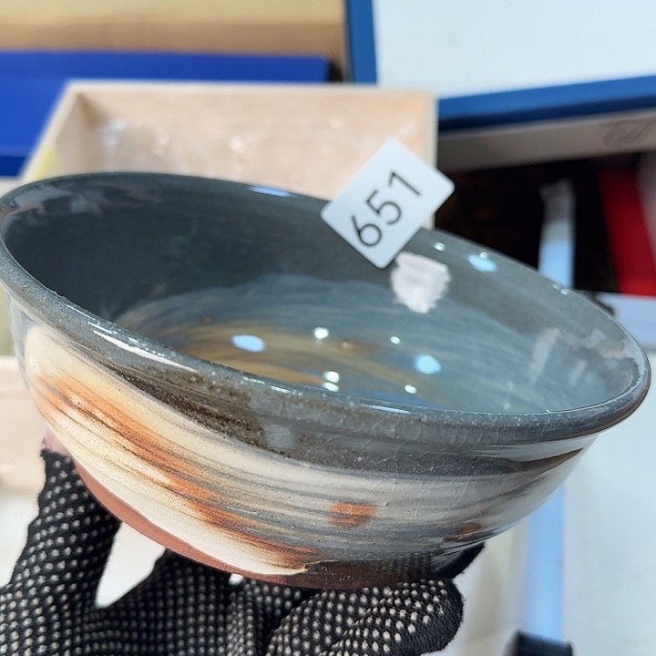 中古物品 默认微瑕很好看的钵子