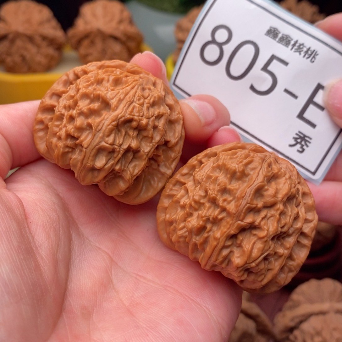 文玩核桃把件白狮41