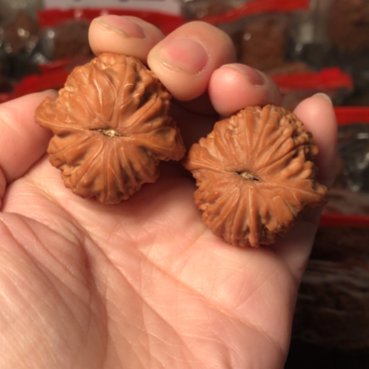 【闪购商品】文玩核桃把件磨盘34.5