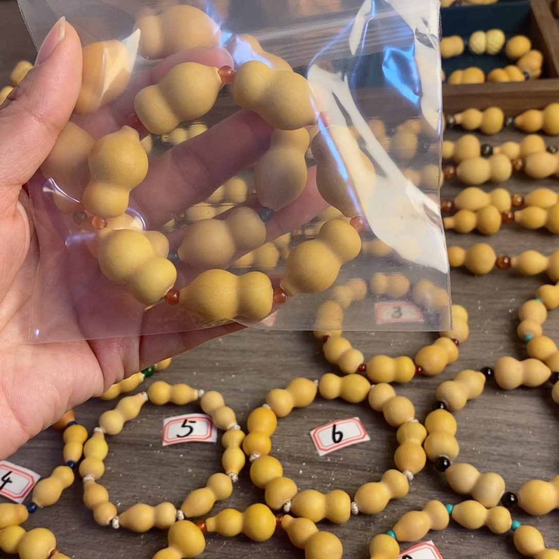 念纯天然小葫芦手串