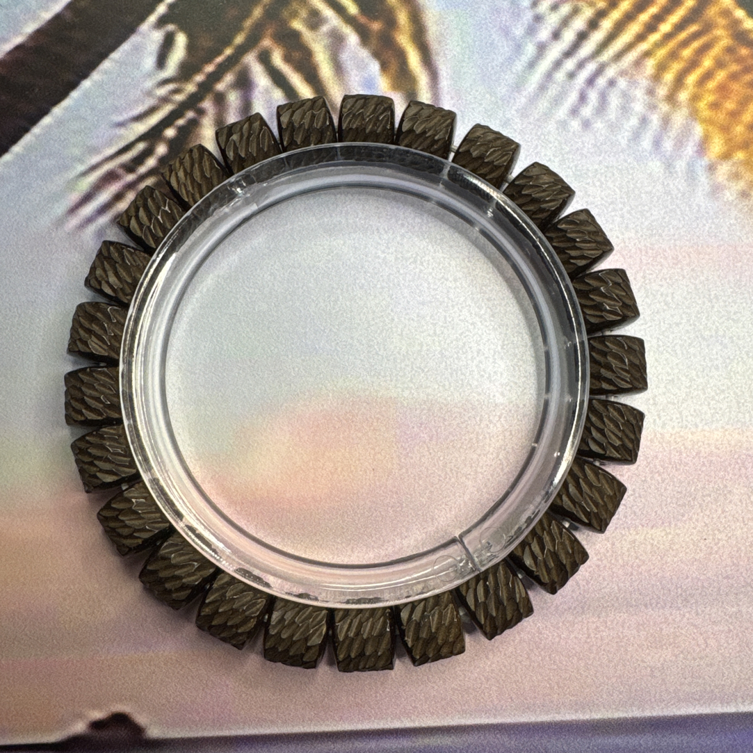 【龙鳞】印尼原生态精工椰蒂9x9龙鳞单圈手串