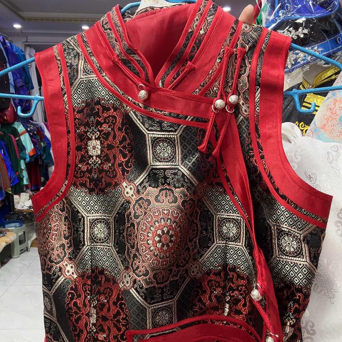 闪电购黑色红马夹2XL