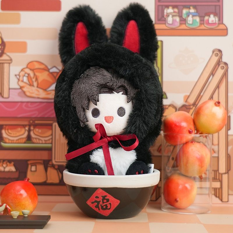 【漫家官方正版】 魔道祖师 小尾巴系列魏无羡蓝忘机毛绒玩偶周边