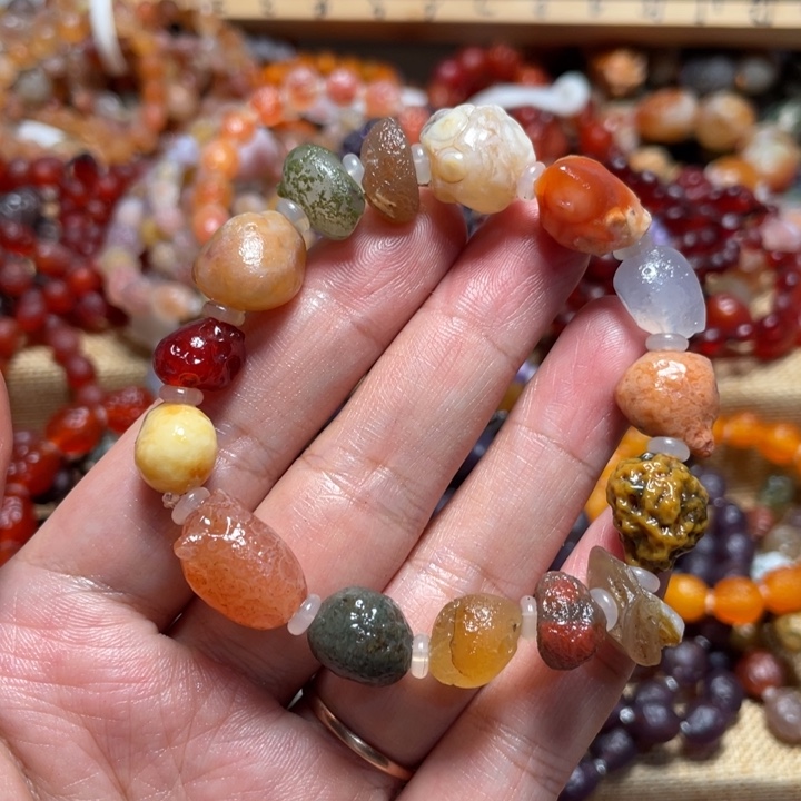 玛瑙/玉髓合金手链