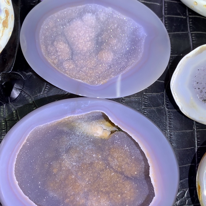水晶福利粉软盆未镶嵌