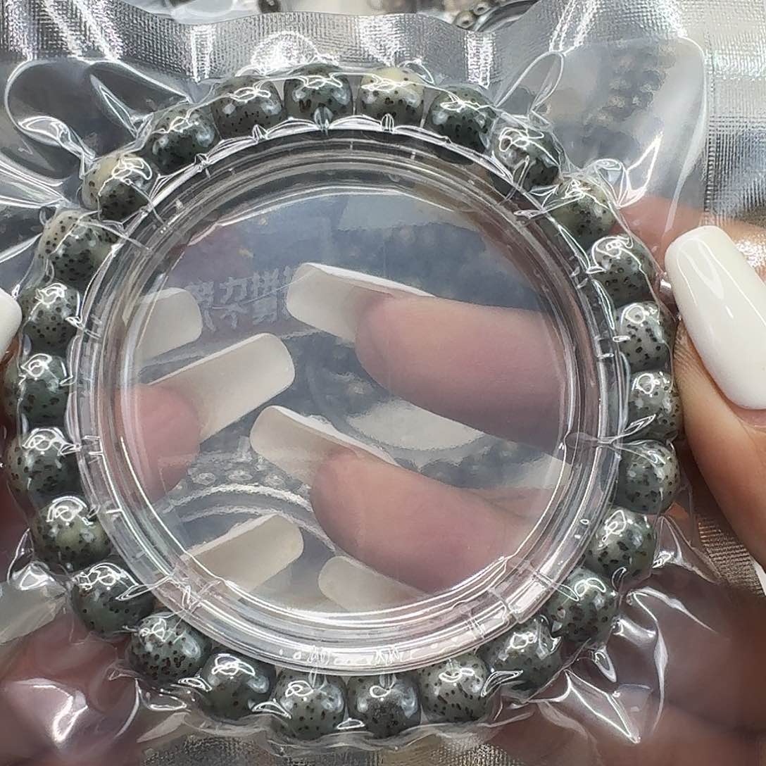 星月菩提手串322入门绿星月菩提98桶单圈